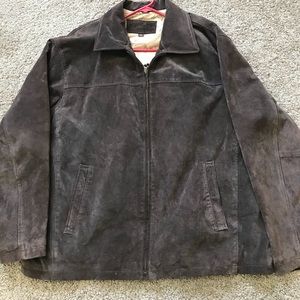 Men’s suede leather jacket
